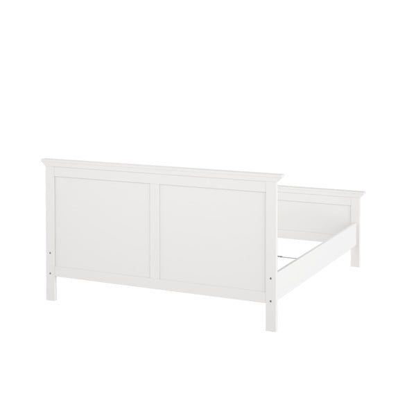 Бяло двойно легло 160x200 cm Paris – Tvilum-image-4