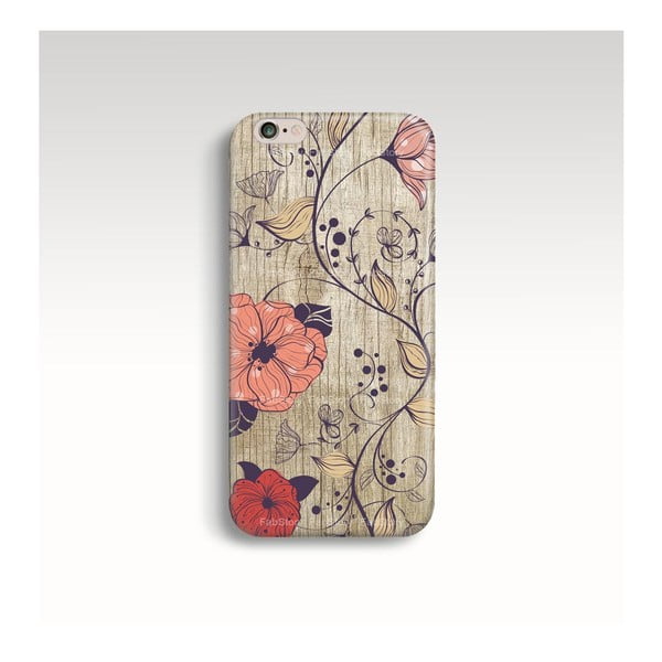 Obal na telefon Wood Floral pro iPhone 6/6S