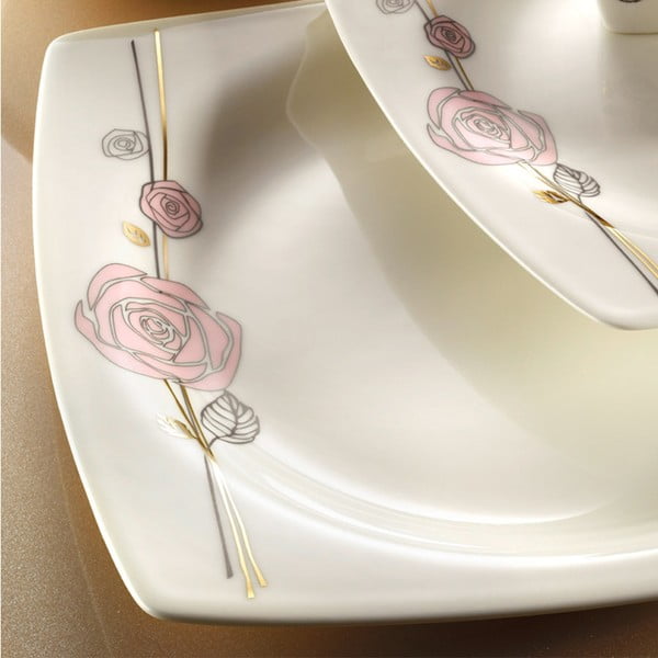 28dílná sada nádobí z porcelánu Kutahya Sonya-image-1