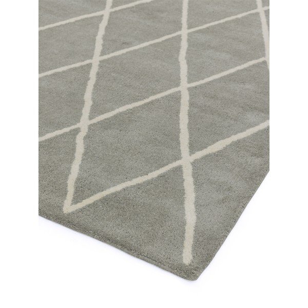 Сив ръчно изработен вълнен килим 200x290 cm Albany – Asiatic Carpets-image-3