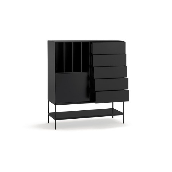 Черно шкафче 120x140x45 cm Platt – Teulat-image-4
