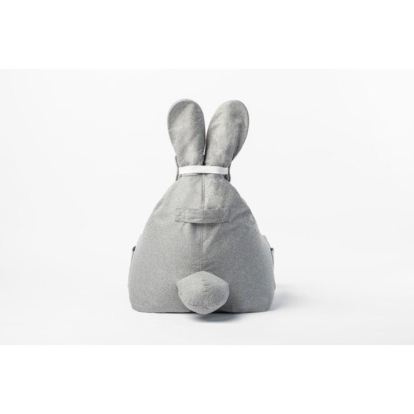 Светлосива детска чанта за диван Funny Bunny - The Brooklyn Kids-image-3