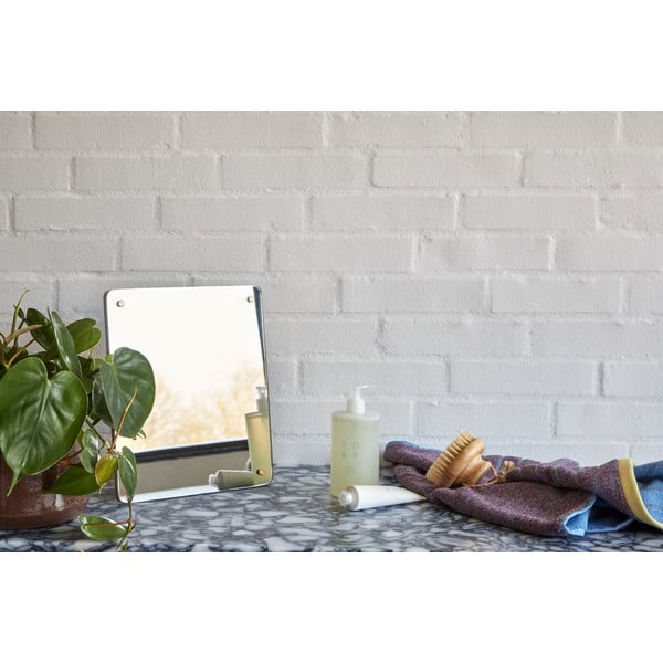 Синя и лилава памучна кърпа Dora, 50 x 100 cm - Hübsch-image-2