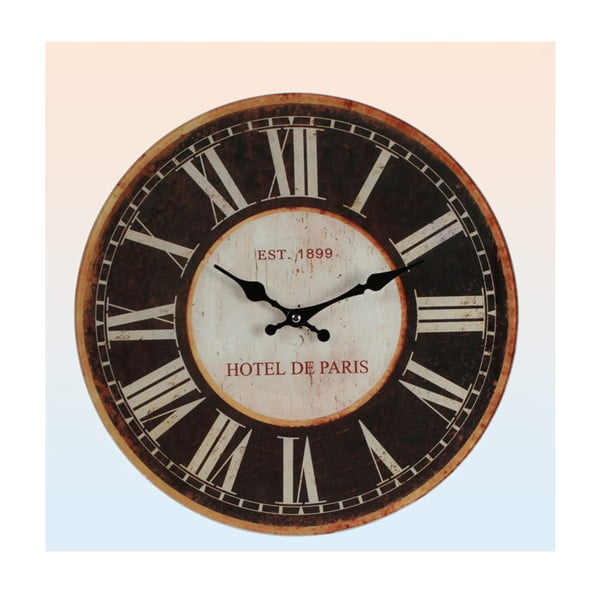 Nástěnné hodiny Hotel de Paris