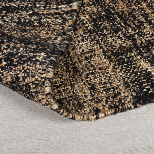 Черен килим от юта , 160 x 230 cm Idris - Flair Rugs-image-4