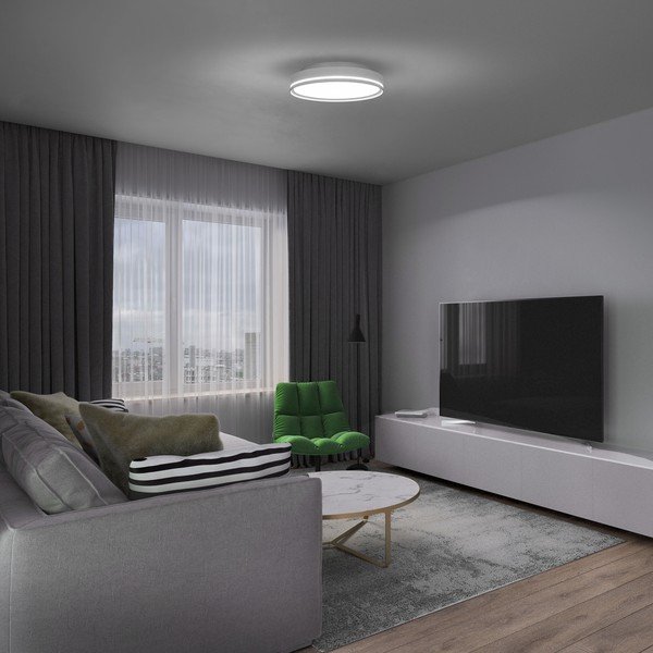 Бяла лампа за таван , ø 40 cm Orion - SULION-image-4