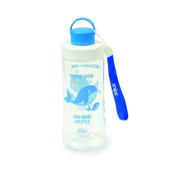 Бутилка за синя вода Whale, 500 ml Save the Ocean - Snips