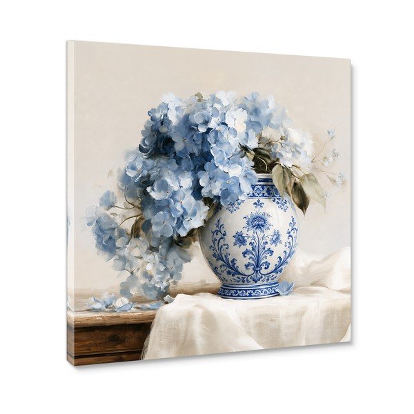 Печатна върху платно картина 60x60 cm Porcelain Vase – Styler-image-3