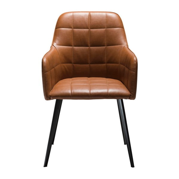 Кафяв кожен стол Прегръдка реколта Embrance - DAN-FORM Denmark-image-2