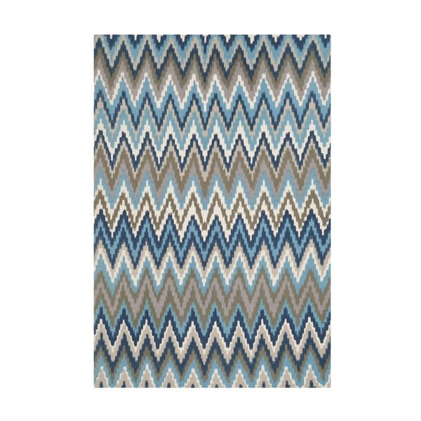Modrý koberec Safavieh Lojento, 182 x 121 cm
