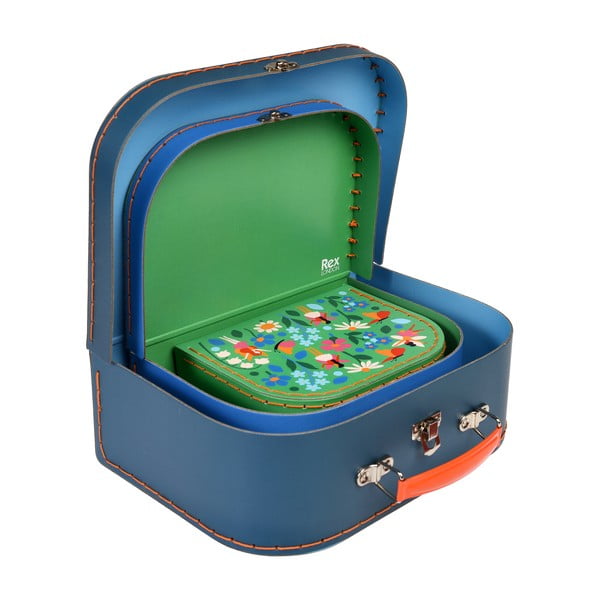 Детски куфари в комплект от 3 броя Fairies in the Garden - Rex London-image-1