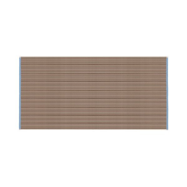 Кафява/кремава памучна хавлиена кърпа от тери 70x140 cm Gobo – noo.ma-image-2