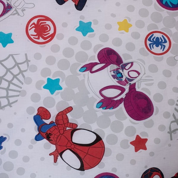 Синьо  единично  памучно детско спално бельо 140x200 cm Spidey – Jerry Fabrics-image-4