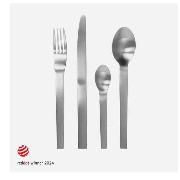 Прибори за хранене от неръждаема стомана в сребрист цвят 24 бр. Boldi – FABINI-image-4