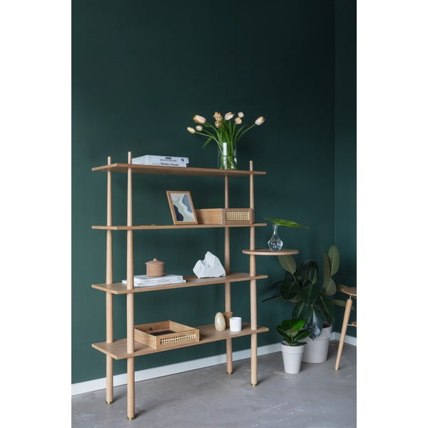 Модулна система от рафтове в дъбов декор в естествен цвят 110x148 cm Stories - UMAGE-image-4