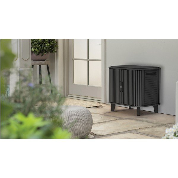 Сива пластмасова градинска кутия за съхранение Velo – Keter-image-1