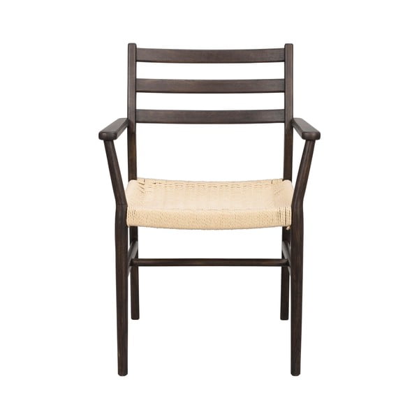 Трапезен стол естествен/тъмнокафяв Harlan – Rowico-image-2