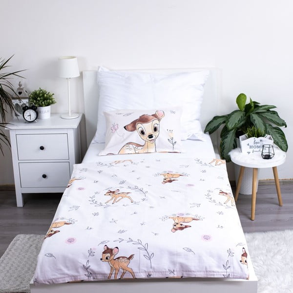 Памучно спално бельо за детско креватче 100x135 cm  Bambi "Beige" – Jerry Fabrics-image-2