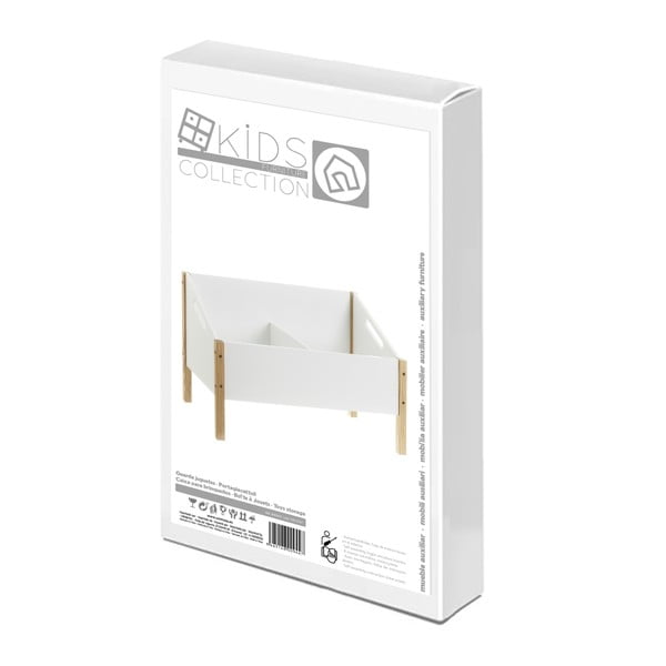 Бяла детска етажерка 63x42 cm - Casa Selección-image-4