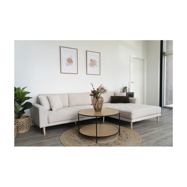 Бежов ъглов диван (десен ъгъл) Lido - House Nordic-image-3