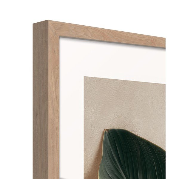 Печатна картина с включена рамка 50x70 cm Strelizia Leaf – Styler-image-4