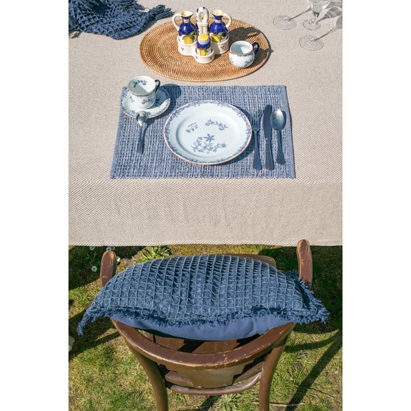 Кафява памучна декоративна възглавница Waffle, 45 x 45 cm - Tiseco Home Studio-image-2