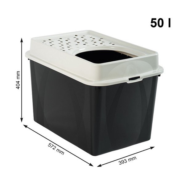 Котешка тоалетна 57,2x39,3 cm Eco Berty - Rotho-image-1