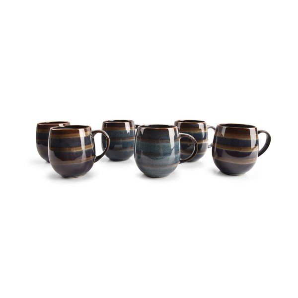 Синя глинена чаша 430 ml Muggies – Salt&Pepper-image-3