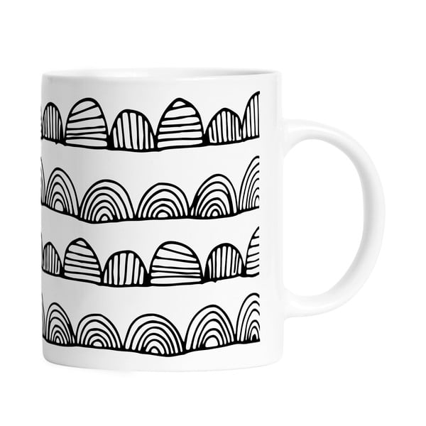 Чаша Bumpy Stripes, 330 мл - Black Shake-image-2