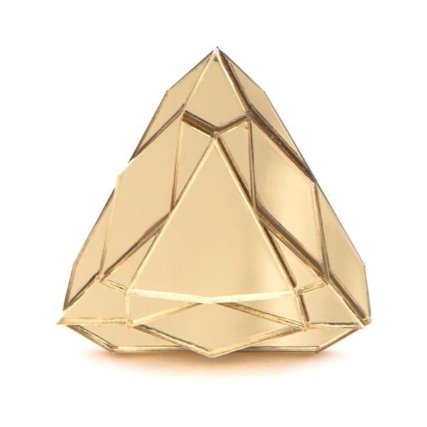 Prsten Baguera Vectory Trilliant Gold, 1.6 cm