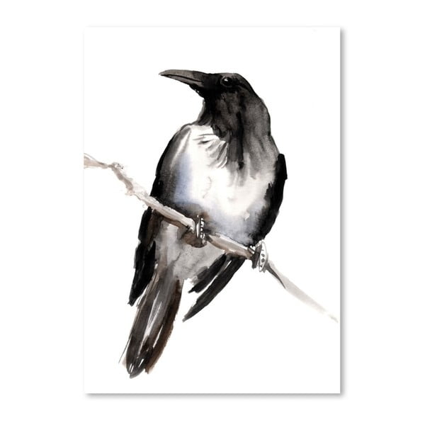 Autorský plakát Hooded Crow od Surena Nersisyana, 30 x 21 cm