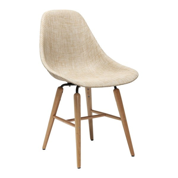 Sada 4 béžových jídelních židlí Kare Design Forum Wood