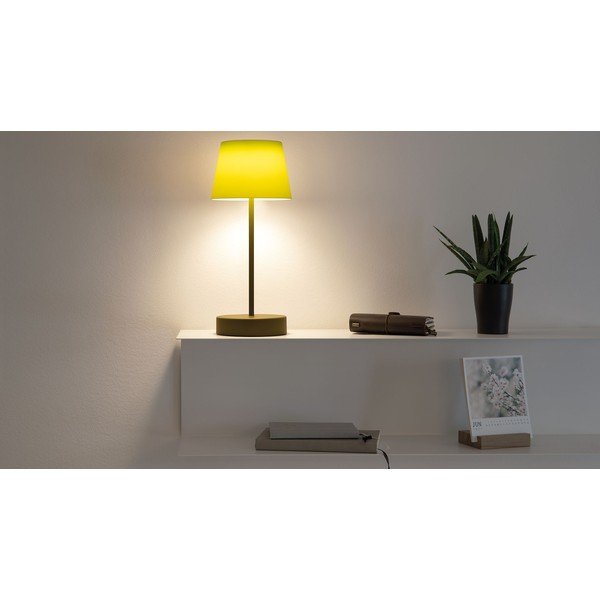 Зелена LED затъмняваща се настолна лампа (височина 33,5 cm) Oscar – Remember-image-3