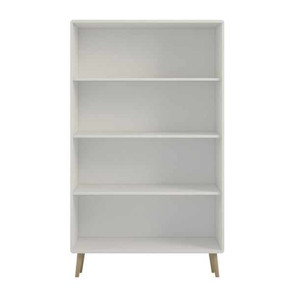 Кремаво-бял шкаф за книги , 166 x 81,3 cm Soft Line - Steens