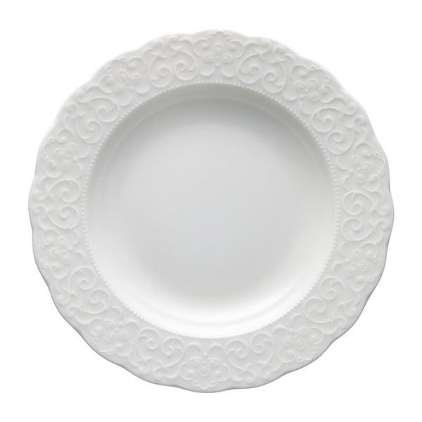 Бяла порцеланова чиния , ⌀ 22 cm Gran Gala - Brandani