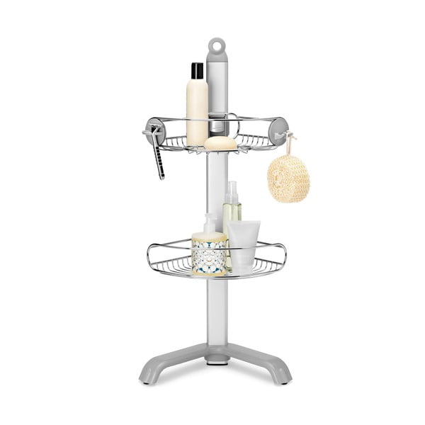 Nastavitelná rohová police do sprchy simplehuman Shower Caddy-image-2