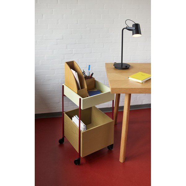 Черна настолна лампа (височина 54 cm) Ardent – Hübsch-image-2