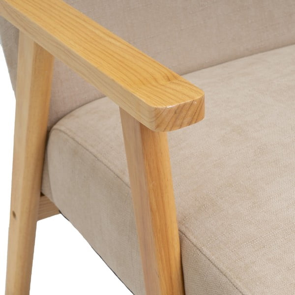 Бежово шенилово кресло Vintage – Casa Selección-image-1