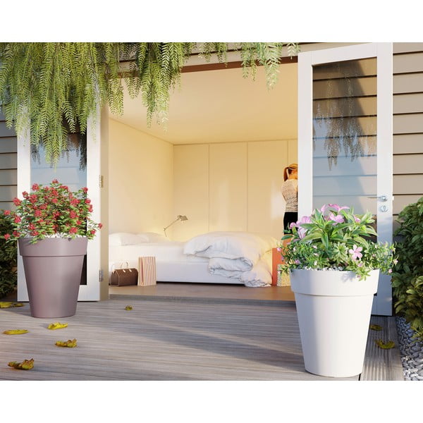 Саксия за цветя от рециклирана пластмаса ø 40 cm Capri – Artevasi-image-1