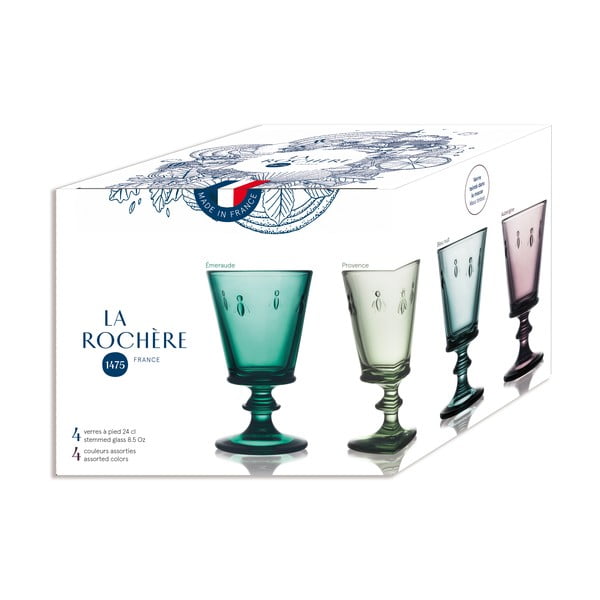 Чаши за вино в комплект от 4 чаши 230 ml Abeille - La Rochére-image-3