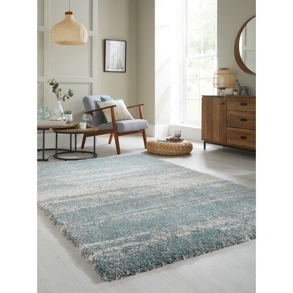 Синьо-сив килим , 80 x 150 cm Reza - Flair Rugs-image-4