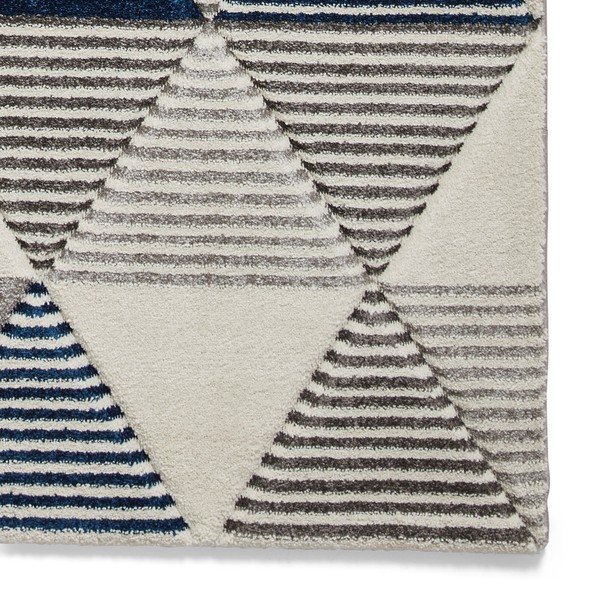 Синьо-сив килим Geo, 120 x 170 cm Brooklyn - Think Rugs-image-4