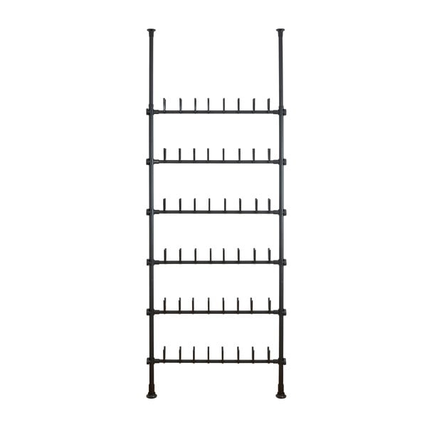 Черен метален телескопичен стелаж за обувки Herkules – Wenko-image-4