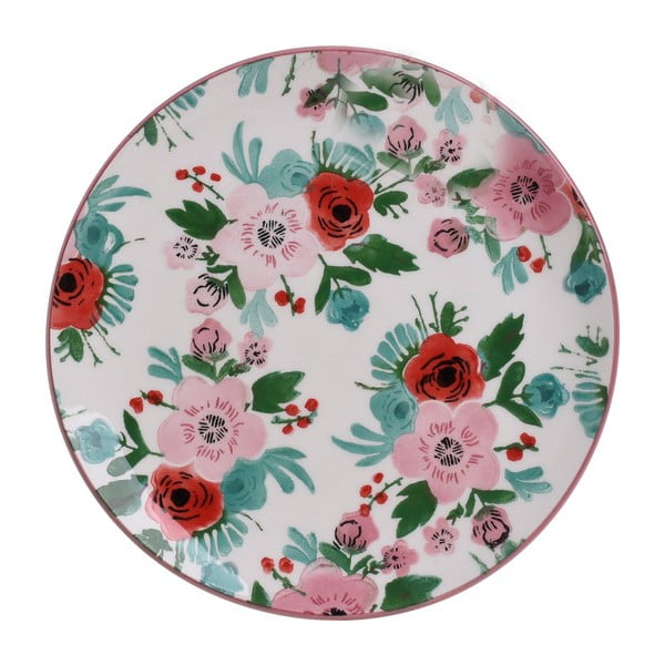 Keramický talíř InArt Poppy, ⌀ 26 cm