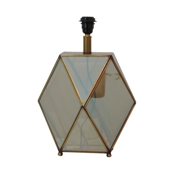 Крак на лампа в кафяво-златисто 43 cm Eluminea - Côté Table-image-3