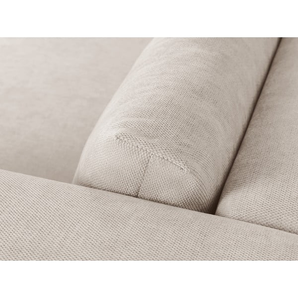 Бежов ъглов U-образен диван, ляв ъгъл Esther – Milo Casa-image-4