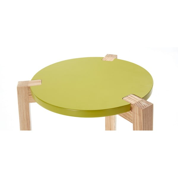 Zelený odkládací stolek La Forma Elroy-image-1