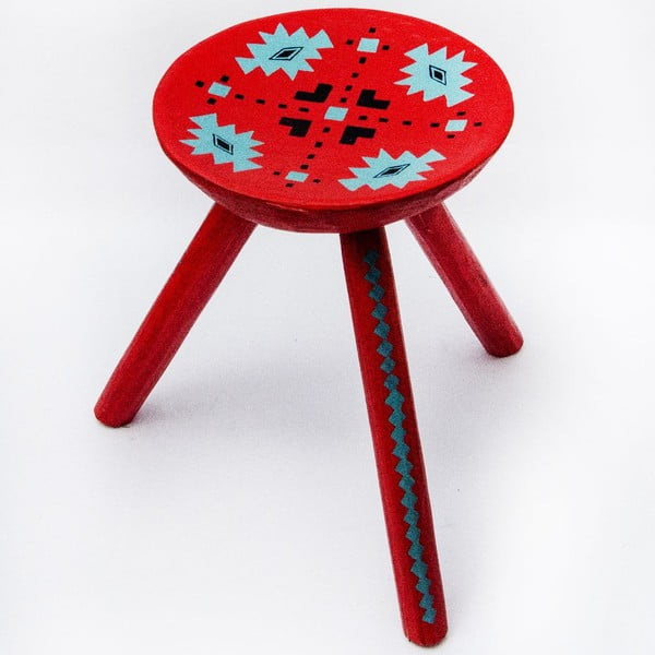Ručně malovaná stolička Sadova, 38 cm