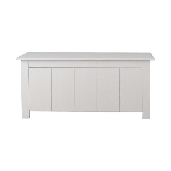 Бяла ракла от масивен бор 100x45 cm Bertram – Støraa