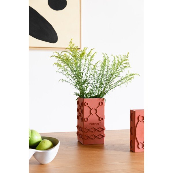 Оранжева бетонна ваза Graphic - Zuiver-image-3